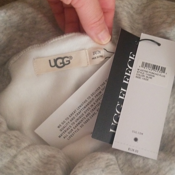💓💓💓NWT UGG Poncho💓💓💓 - Picture 4 of 12